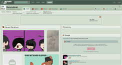 Desktop Screenshot of kururulover.deviantart.com
