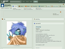 Tablet Screenshot of elessarlp.deviantart.com