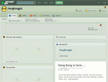 Tablet Screenshot of hongkongplz.deviantart.com