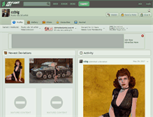 Tablet Screenshot of ccbig.deviantart.com