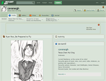 Tablet Screenshot of cavanacgh.deviantart.com