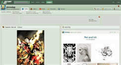 Desktop Screenshot of pinnedup.deviantart.com