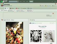 Tablet Screenshot of pinnedup.deviantart.com