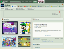 Tablet Screenshot of ceviana.deviantart.com