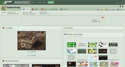 Desktop Screenshot of franken-fruity.deviantart.com
