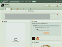 Tablet Screenshot of pity91.deviantart.com