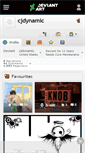 Mobile Screenshot of cjdynamic.deviantart.com