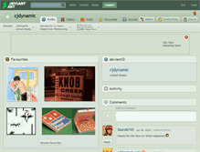 Tablet Screenshot of cjdynamic.deviantart.com