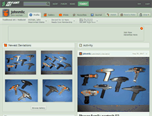 Tablet Screenshot of johnmiic.deviantart.com