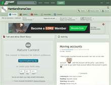 Tablet Screenshot of hamtarodramaclass.deviantart.com