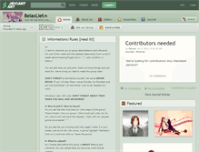 Tablet Screenshot of belaxliet.deviantart.com