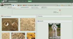 Desktop Screenshot of kukuramutta.deviantart.com