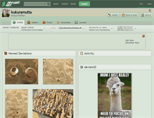 Tablet Screenshot of kukuramutta.deviantart.com