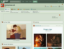 Tablet Screenshot of anonymous-cat.deviantart.com