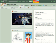 Tablet Screenshot of heijixshinichi.deviantart.com