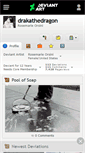 Mobile Screenshot of drakathedragon.deviantart.com