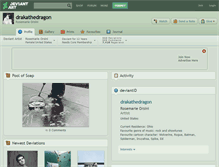 Tablet Screenshot of drakathedragon.deviantart.com