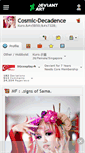 Mobile Screenshot of cosmic-decadence.deviantart.com