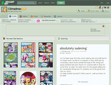 Tablet Screenshot of csimadmax.deviantart.com