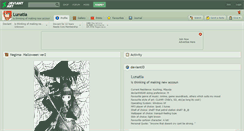 Desktop Screenshot of lunatia.deviantart.com