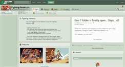 Desktop Screenshot of fighting-fanatics.deviantart.com