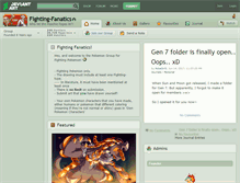 Tablet Screenshot of fighting-fanatics.deviantart.com