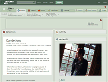 Tablet Screenshot of j-fern.deviantart.com