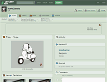 Tablet Screenshot of kosebamse.deviantart.com
