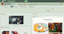 Desktop Screenshot of dragon-v0942.deviantart.com