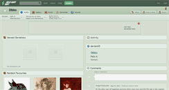 Desktop Screenshot of dibbo.deviantart.com