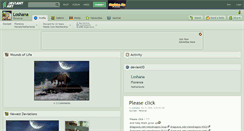 Desktop Screenshot of loshana.deviantart.com