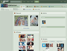 Tablet Screenshot of drakisenna.deviantart.com