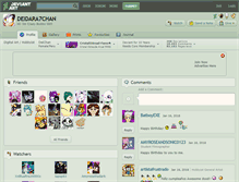 Tablet Screenshot of deidara7chan.deviantart.com