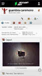 Mobile Screenshot of guambra-caremono.deviantart.com