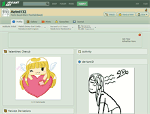 Tablet Screenshot of meimi132.deviantart.com