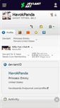 Mobile Screenshot of havokpanda.deviantart.com
