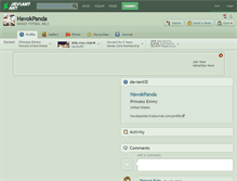 Tablet Screenshot of havokpanda.deviantart.com