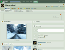 Tablet Screenshot of enlightenedsoul.deviantart.com