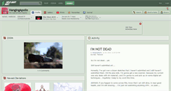 Desktop Screenshot of hangingapollo.deviantart.com