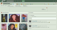 Desktop Screenshot of goddessdreams.deviantart.com