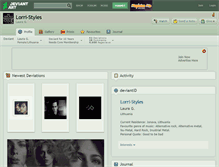 Tablet Screenshot of lorri-styles.deviantart.com