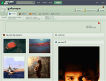 Tablet Screenshot of gorkemayan.deviantart.com