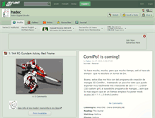 Tablet Screenshot of hadoc.deviantart.com