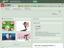 Tablet Screenshot of kucing88.deviantart.com