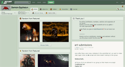Desktop Screenshot of demon-equines.deviantart.com