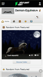 Mobile Screenshot of demon-equines.deviantart.com