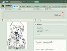 Tablet Screenshot of e-akahele.deviantart.com