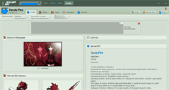 Desktop Screenshot of panda-fire.deviantart.com
