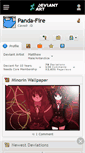 Mobile Screenshot of panda-fire.deviantart.com