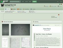 Tablet Screenshot of beetlegirl564130.deviantart.com